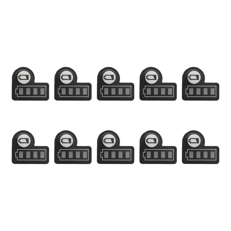 10PCS Battery Level Indicator Label Battery Capacity Light Sticker Button Decal For Makita BL1830 BL1430 18V Lithium Battery