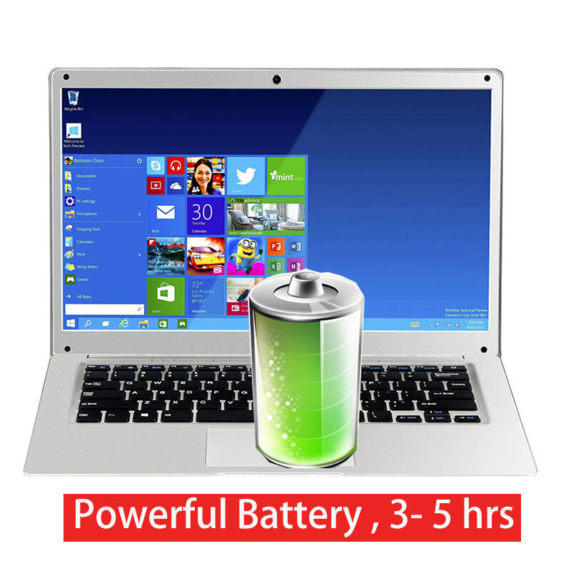 Neue 14 zoll Verkäufe Laptop N3350 CPU 6GB RAM 64GB & 256GB SSD USB 3,0 WiFi Günstige windows 10 Netbook Gaming Tragbare Notebook PC