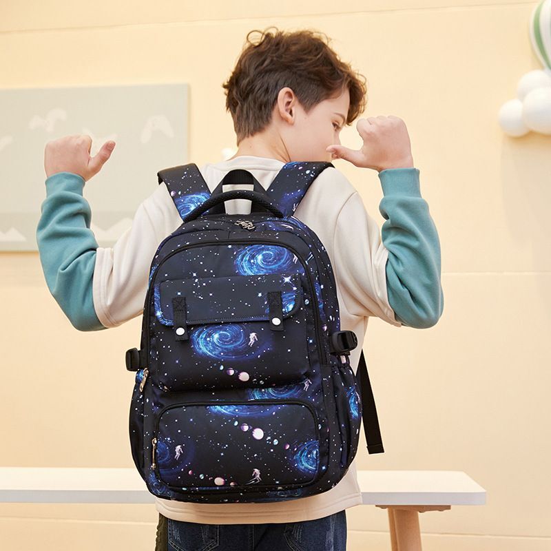 School Backpack For Teenage boys Backpacks School Bags 3Pcs Large-capacity Children Boys Schoolbags Waterproof Nylon
