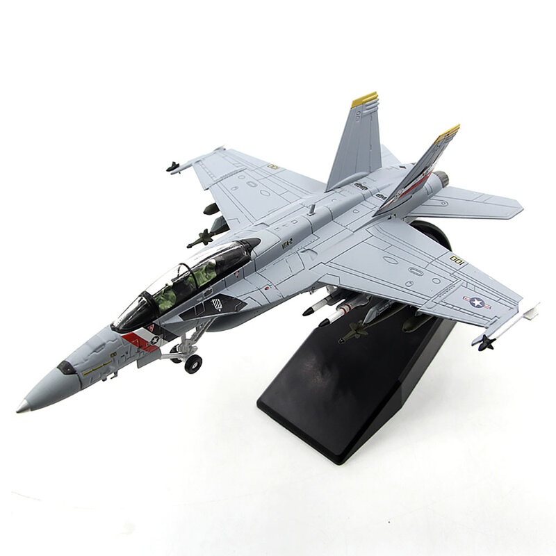 نموذج طائرة مقاتلة فائقة الدبور ، عامر US ، F A-18F ، VF A2 ، F18 ، 1:100 مقياس ، مجموعة هدايا عسكرية ، هدية ديكور