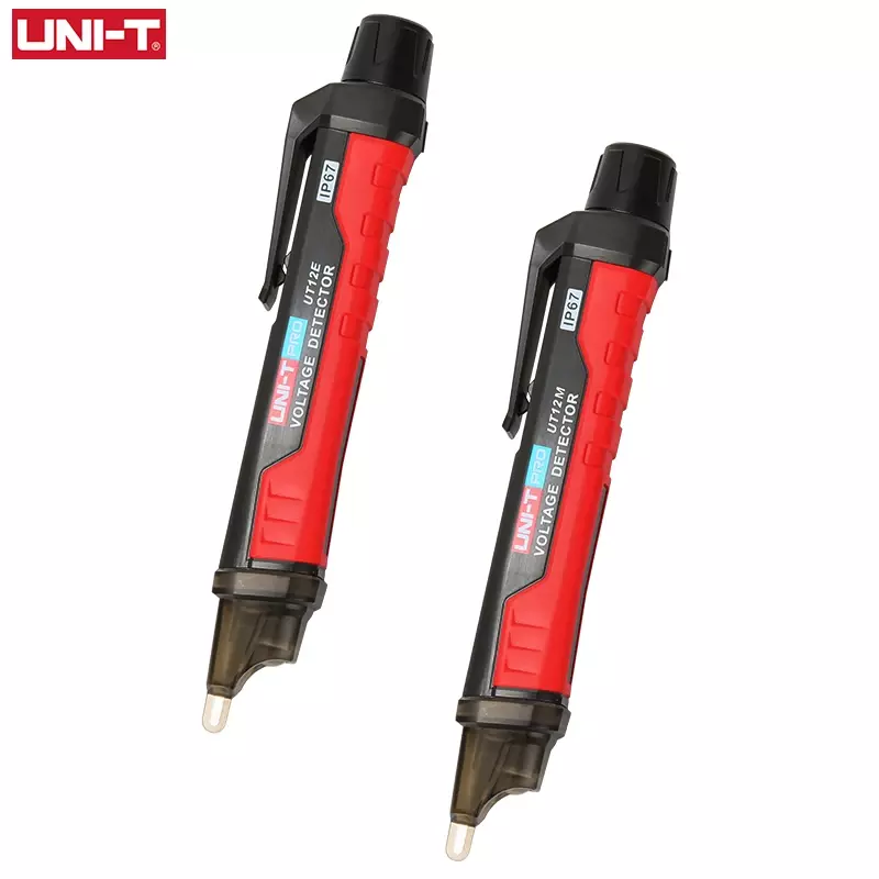 UNI-T UT12E เต้ารับ UT12M AC ตัวตรวจจับแรงดันไฟฟ้า24V-1000V ปากกาทดสอบเซนเซอร์ไฟฟ้าที่ไม่สัมผัสกับกระแสไฟฟ้า