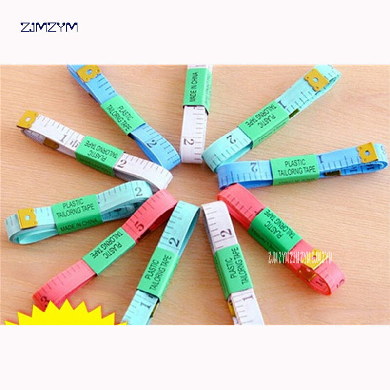 1PC Body Measuring Ruler Sewing Tailor Tape Measure Soft 1.5M Sewing Ruler Meter Sewing Measuring Tape Accessories