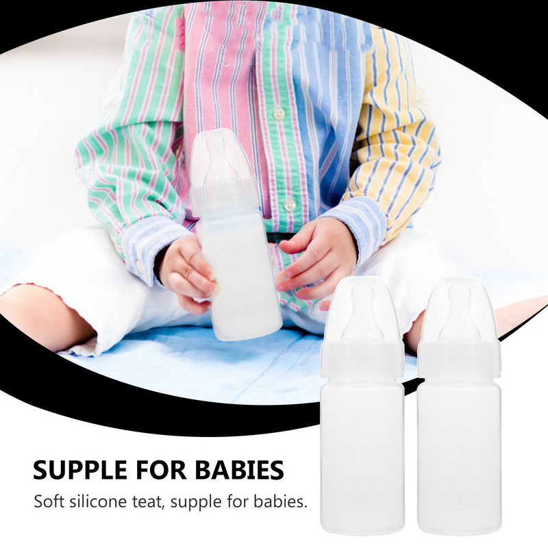 5 szt. Jednorazowe smoczki dla noworodków z butelka do karmienia bezpieczeństwa raz w proszku do smoczka mlecznego