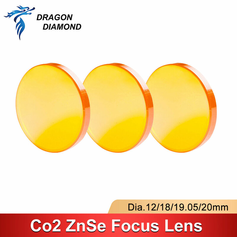 Chine Co2 Sweatshirts ZnSe Focus Lens, Dia 12mm, 18mm, 19.05mm, 20mm, FL 38.1, 50.8, 63.5, 76.2, 101.6mm, Machine de découpe de gravure laser