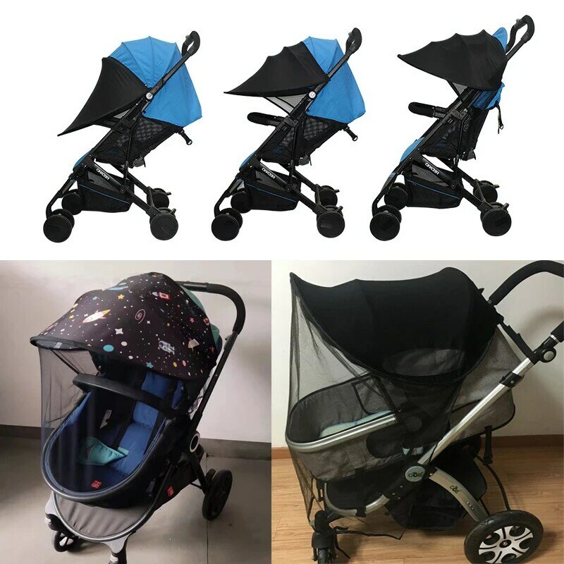 Baby Stroller Sun Visor Sun Shade For Prams Stroller Accessories Canopy Cover Buggy Pushchair Cap Cart Awnings
