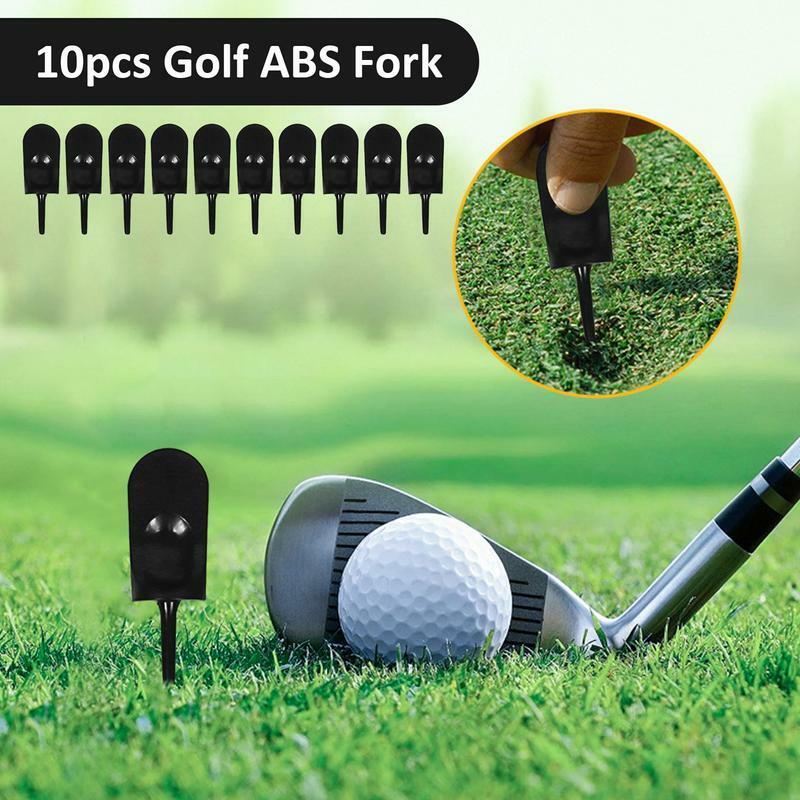 Golf zielony narzędzie do naprawy ubytków w darni kolorowe akcesoria do naprawy Divot 10 sztuk akcesoria do golfa do mocowania Divot dla początkujących w golfa