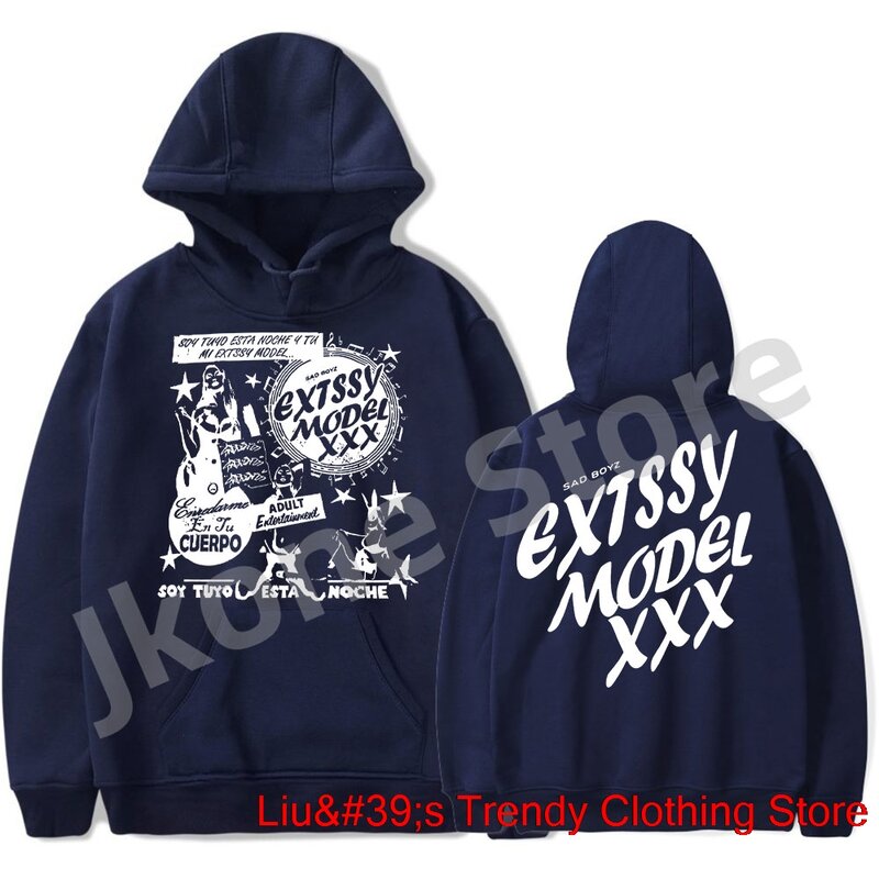 Junior H Sad Boyz Tour Merchandise Hoodies Winter Dames Heren Mode Casual Streetwear Sweatshirts Top