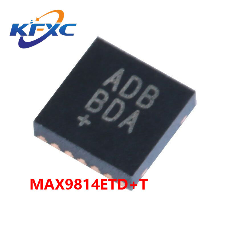 MAX9814ETD QFN-14 chip IC penguat daya Audio T, asli dan MAX9814ETD + T
