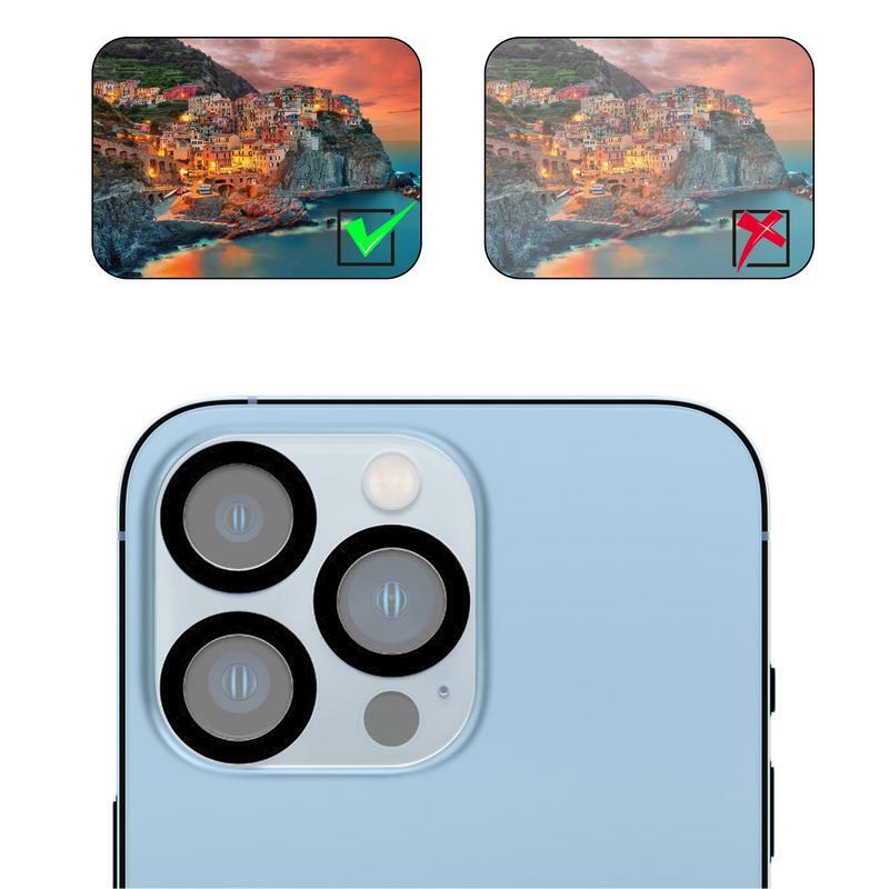 Защита объектива камеры для iPhone 13 Mini Pro Max 2021 полнокадровая пленка для объектива прозрачный защитный чехол для стекла камеры