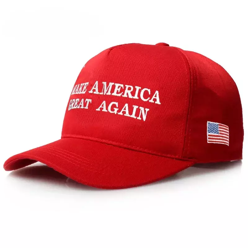 หมวกประธานาธิบดีอเมริกันทรัมป์ทำให้อเมริกาหมวกโดนัลด์ทรัมป์สาธารณรัฐหมวกหมวกแบบตาข่ายปักลาย