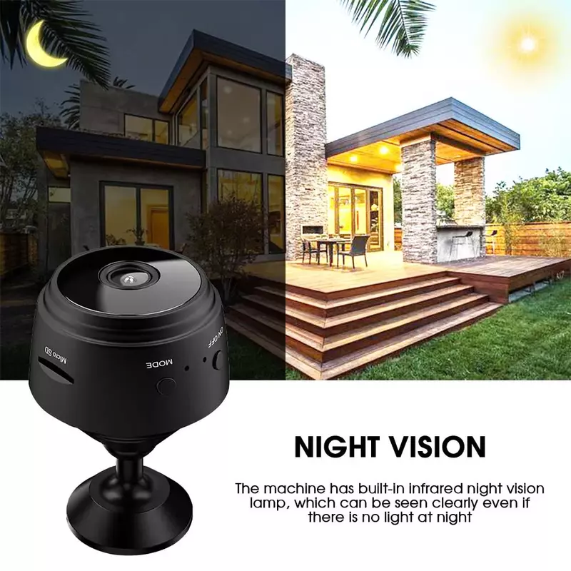 A9 Mini WiFi Camera Indoor Wireless Security Protection Battery CCTV Monitor 1/2 pcs Smart Home Video Surveillance Night Vision
