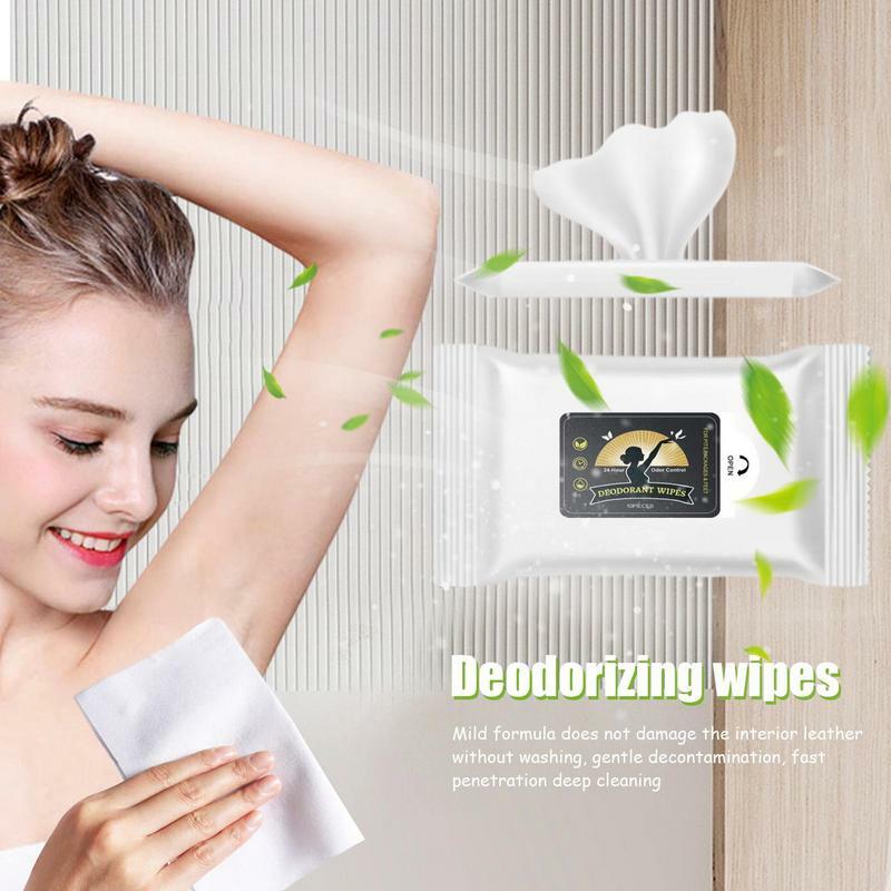 Automotive Interior Cleaning Wipes Leather Odor Remover Wipes For Auto Anti-Stick Extraction Design Cleaning Wipes For Desks Car