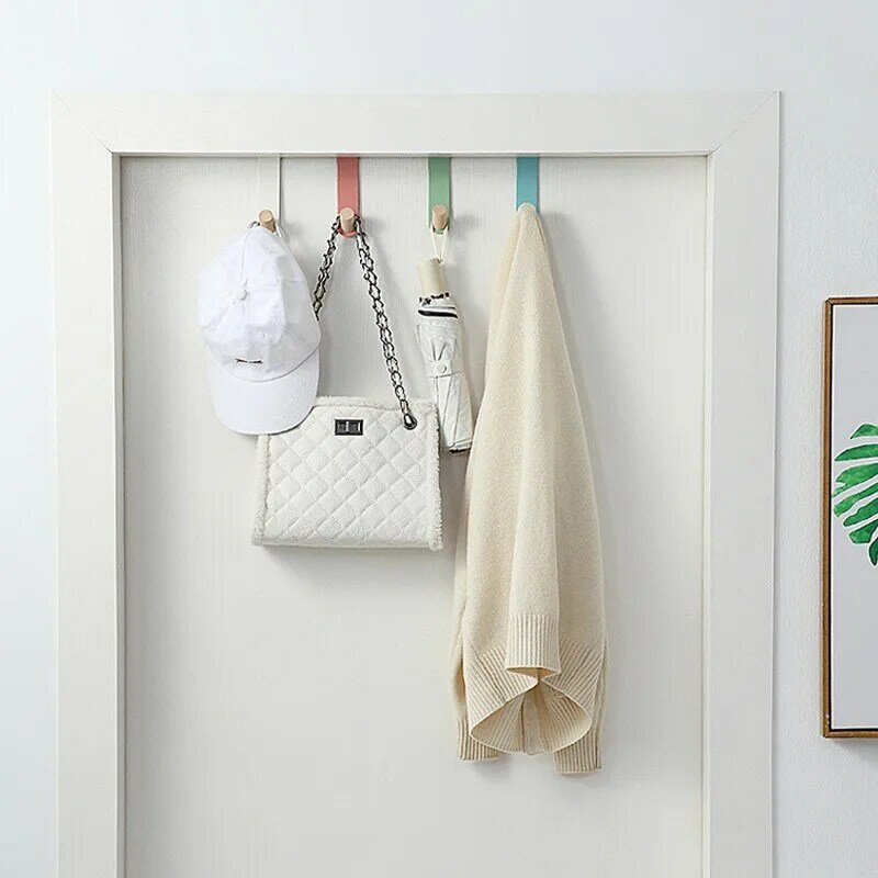 Crochet arrière de porte d'armoire de cuisine, crochet de rangement multifonctionnel, sans poinçonnage, MELRobe Hanger