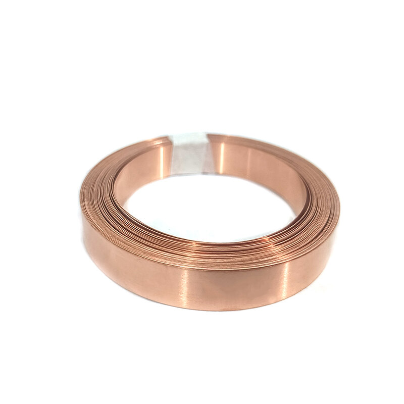 Conector de tira de cobre T2 18650/0,15mm, rollo de correa Cu pura para soldador de soldadura de batería de iones de litio 0,2 21700, 5/10M