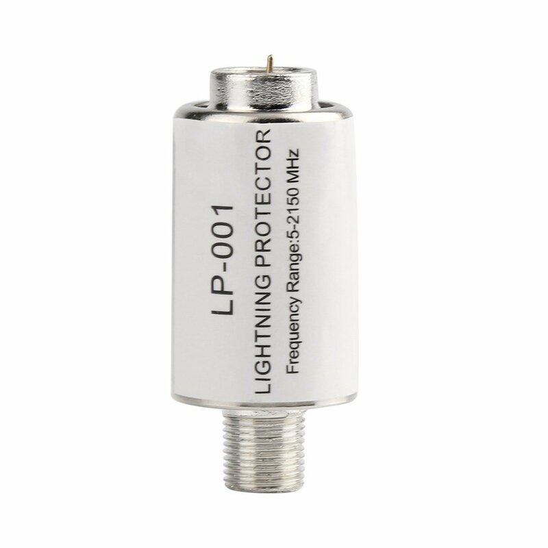 5-2150MHz Lighting Arrester Coaxial Satellite TV Lightning Protectors Satellite Cable Antenna Lightning Protection Devices