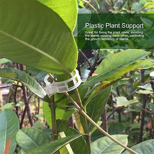 Gesicherter Pflanzen Kunststoff Clip Plastic Plant Clips Supports Connects Reusable Protection Grafting Fixing Tool Gardening Su