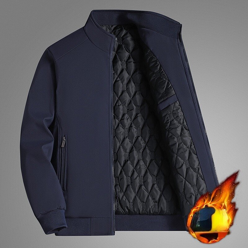 Winter Padded Coats Bomber Jackets Men 7XL Big Size Thick Warm Fleece Jacket Windproof Outwear Tops Casual Parkas Plus Size 8XL