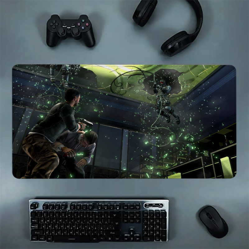 Extended Desk Mause Pad Mouse Mats Splinter Cell Conviction Mousepad Xxl Deskmat Pc Accessories Gaming Gamer Mat Anime Office