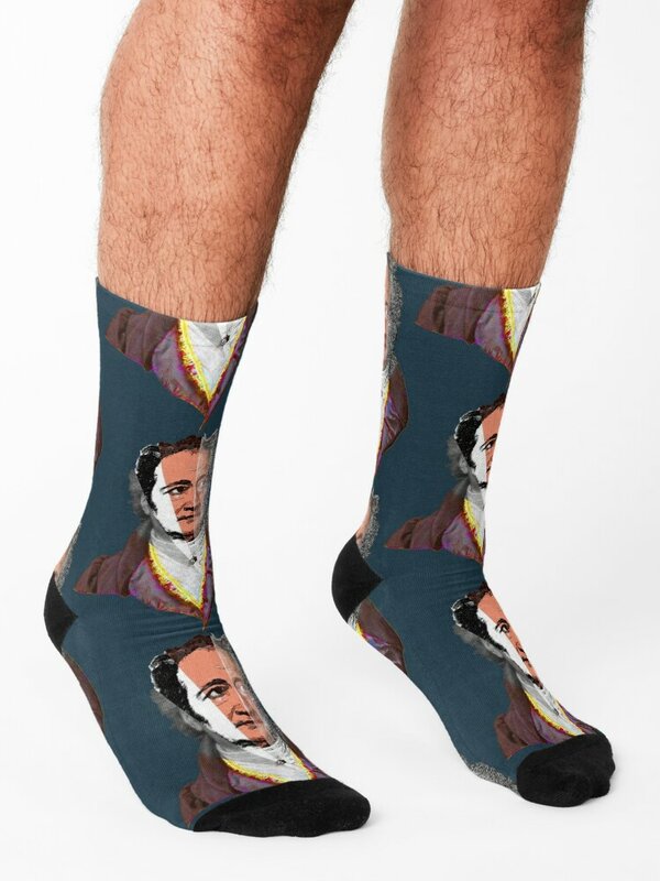 Goethe Socken Neujahr Großhandel Argentinien Männer Socken Luxusmarke Frauen