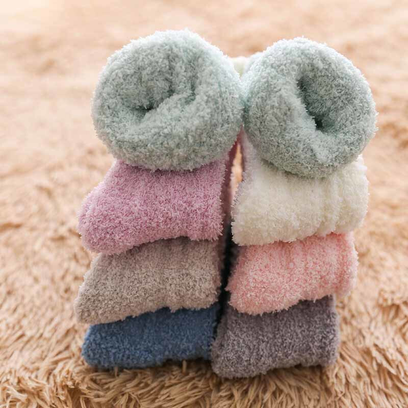 Inverno più caldo donna addensare calzini termici soffici calzini lunghi punta spessa pelliccia calda in pile calzini da pavimento per la casa calzini invernali per dormire