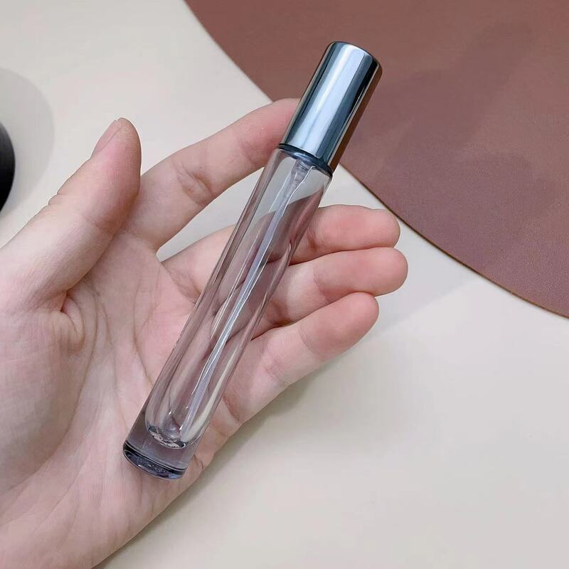 10ml High-End Perfume Bottle Refillable Portable Sample Dispenser Atomizer Mini Empty Glass Bottle Travel Cosmetic Tool Vials