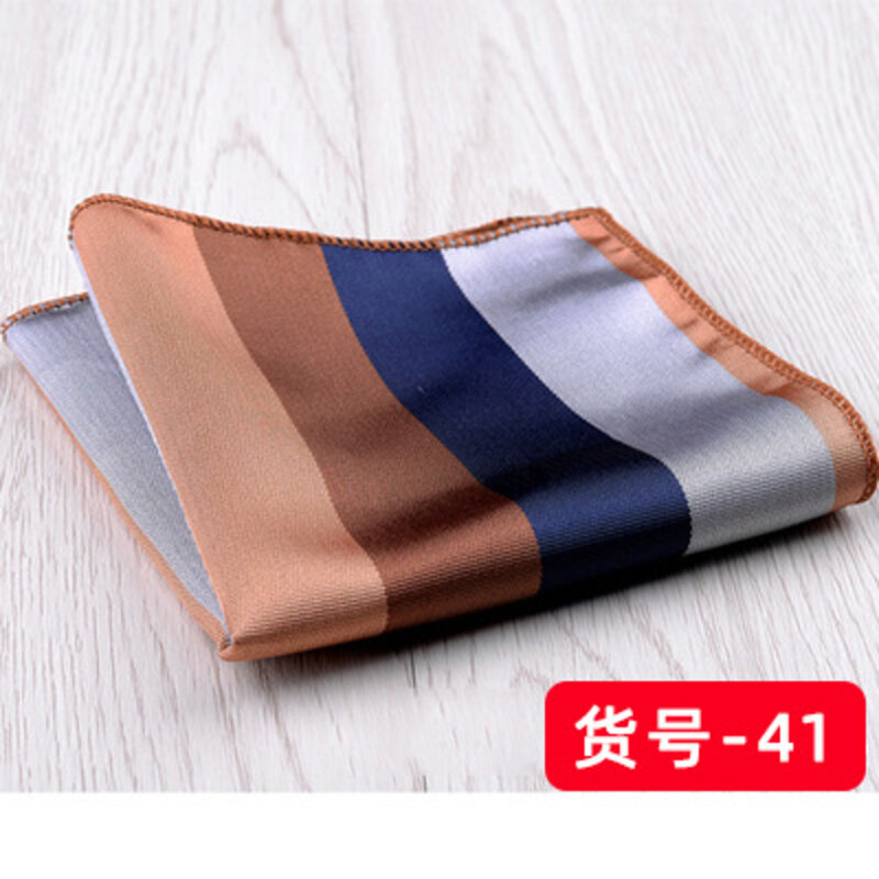 23Cm Mens Geweven Polyester Pocket Vierkante Geborduurde Jacquard Hanky Sjaal Beste Man Koreaanse Formele Bruiloft Bruidegom Zakdoek