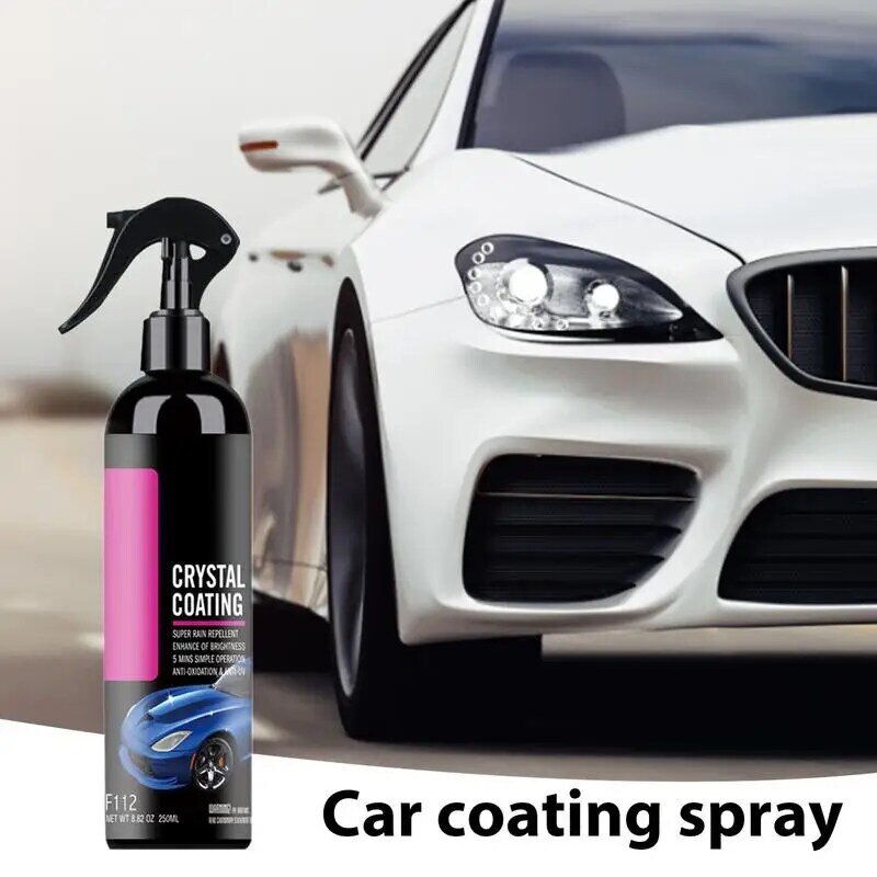 Wysoka ochrona szybka powłoka samochodu Spray wysoka ochrona płynna szybka wosk samochodowy powłoka ceramiczna w sprayu 250ml uszczelniacz do farb