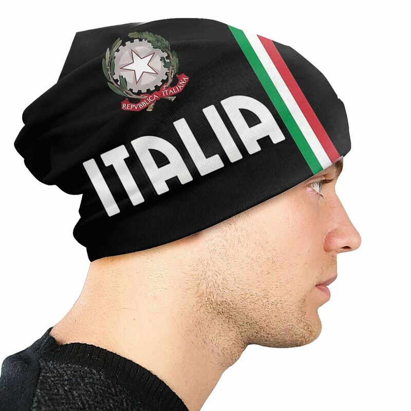 이탈리아 국기 디자인 남녀공용 얇은 하이킹 모자, 더블 레이어 모자, 통기성 모자, 이탈리아 국가 스포츠 팀, 보넷