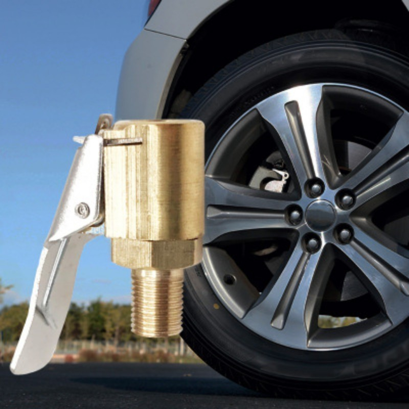 타이어 노즐 밸브 클립 어댑터, 자동차 트럭 에어 펌프 척, 팽창 노즐 클램프 스레드 커넥터, 자동차 타이어 액세서리, 8mm