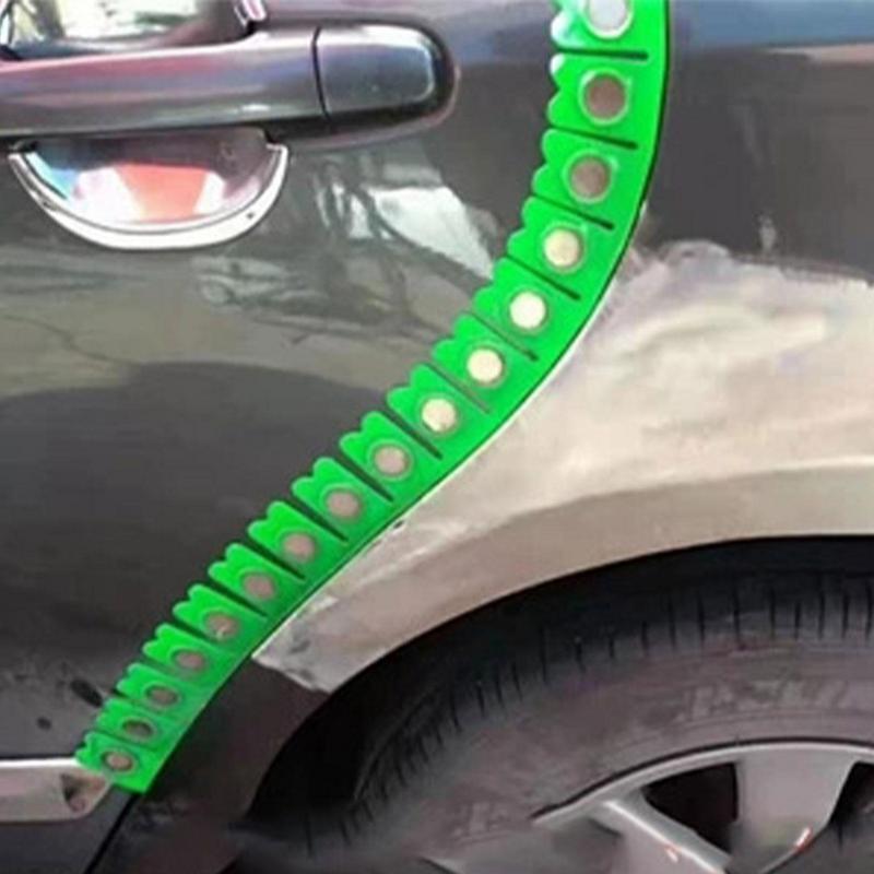 Lembar otomatis dapat digunakan kembali Strip pelindung Magnet penggilingan kering logam pelindung tepi mobil alat perawatan untuk penyemprotan