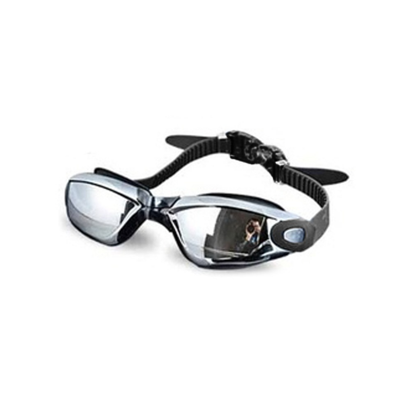 Kacamata Renang Profesional Kacamata Renang Multiwarna Dapat Disesuaikan UV Antikabut Silikon Pria dengan Earplug Kacamata Pria Wanita