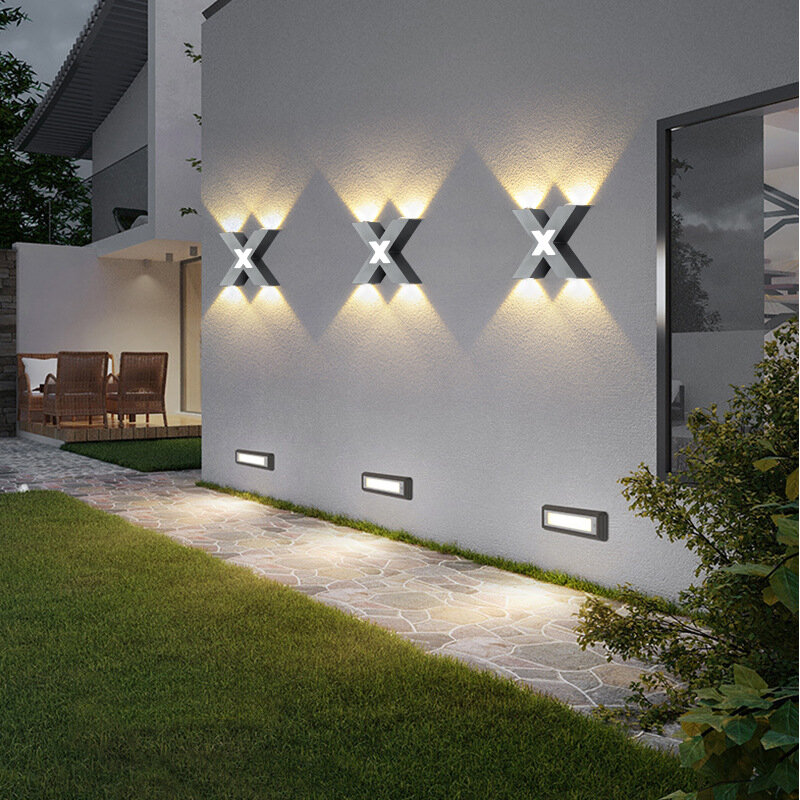 Arandela lampwall luzes ao ar livre para sala de estar impermeável 4w sy