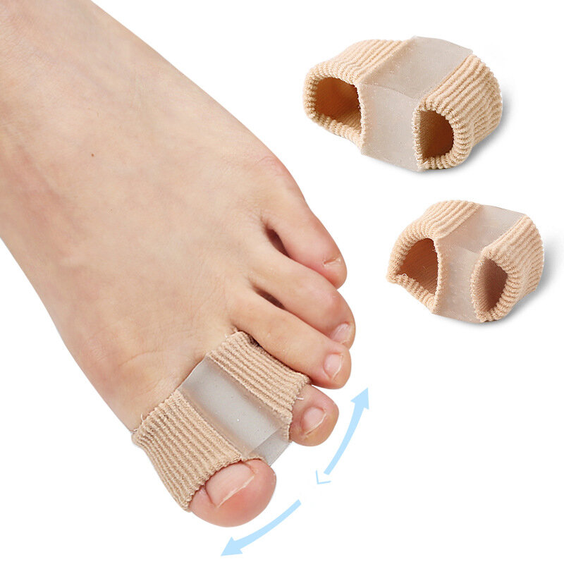 1Pcs Silicone Toe Spreader Separator Fabric Bunion Hallux Valgus Corrector Thumb Finger Correction Straightener Foot Care Tools