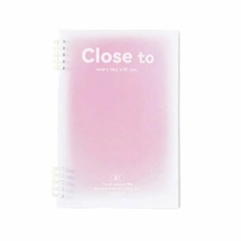 Caderno de folhas soltas Gradiente, A5, B5, almofadas de notas, livro alinhado Binder, série Blush, 60 folhas