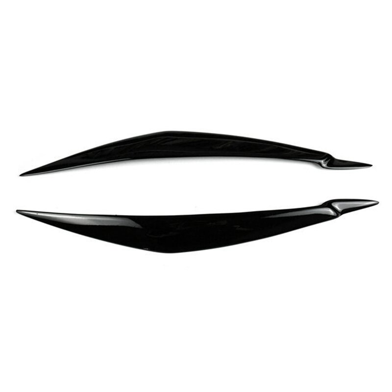 Adesivo para capa de sobrancelha e pálpebra para faróis pretos, resina, BMW E71 X6 2008-2015, E70 X5M 2006-2013