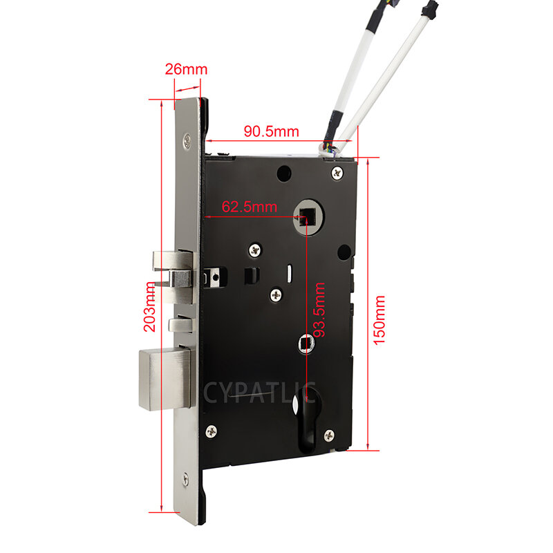 Popularny keyless fechadura eletronica pokój hotelowy system blokady drzwi z czytnikiem kart mifare 13.56mhz