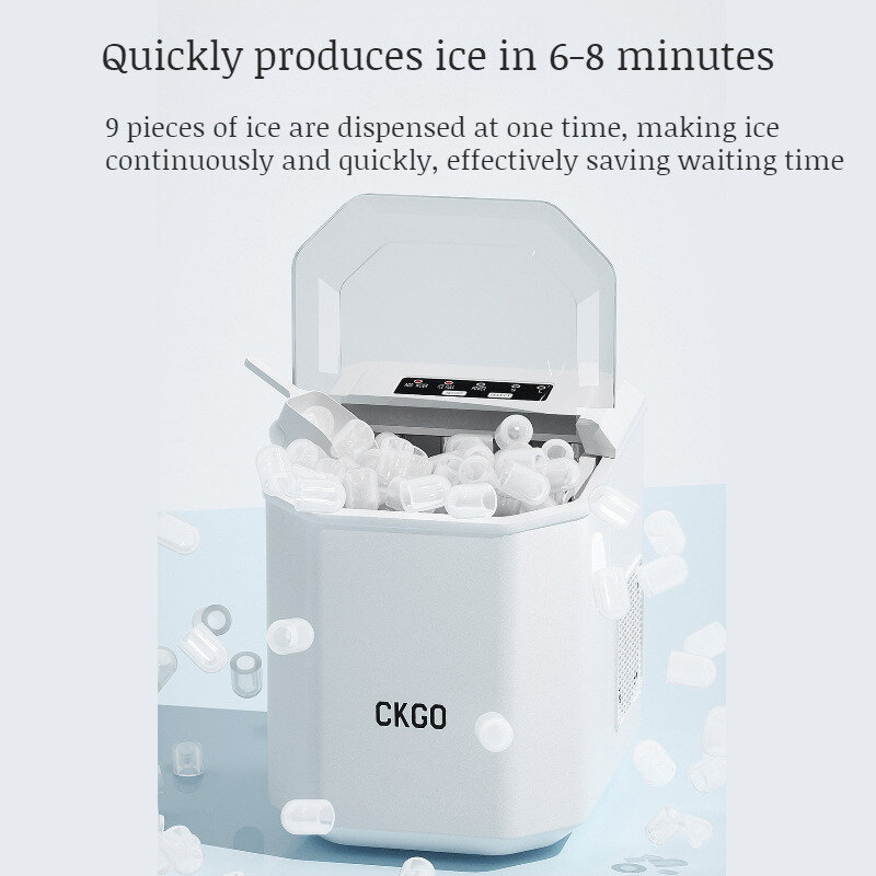 Home small ice maker mini bulletshaped ice automatic ice maker intelligent automatic ice maker