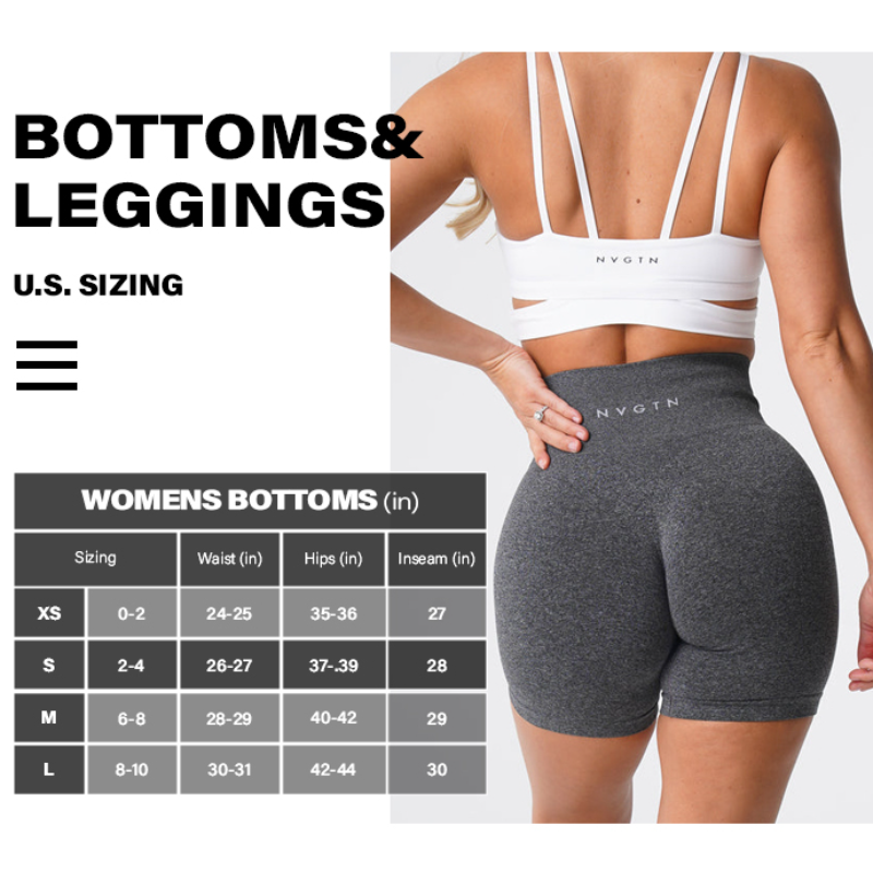 Nvgtn Seamless Pro Spandex Shorts para mulheres, fitness, elástico, respirável, hip-lifting, lazer, esportes, corrida