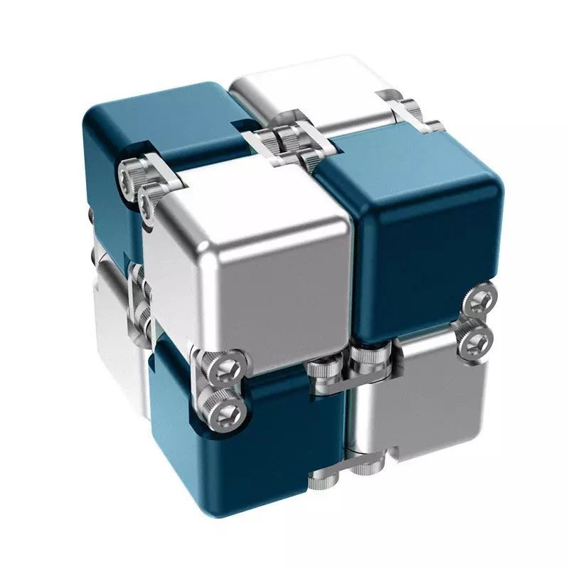 Модный металлический бесконечный магический куб «сделай сам», новый уникальный Модернизированный разобранный сборный блок, развивающая интеллектуальная игрушка для декомпрессии