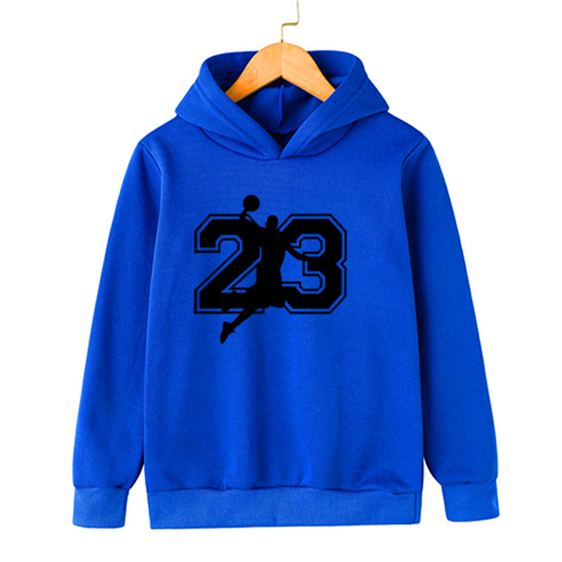 No. 23 men's and girls 'fashionable casual hooded sweater 2024 spring and autumn new style