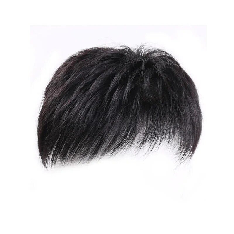 Męska opaska na włosy do wzmacniania i wybielania włosów, łatka do włosów o małej powierzchni 13x14