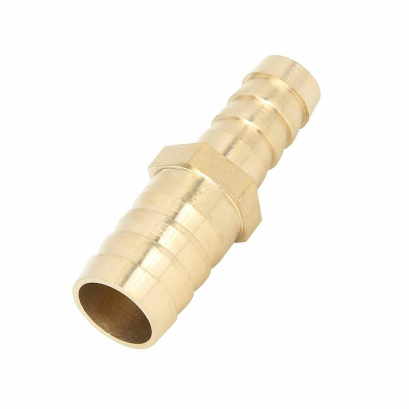Copper 2 Way Straight Hose Barb Brass Pipe Fitting Connector Fitting Easy-install Durable