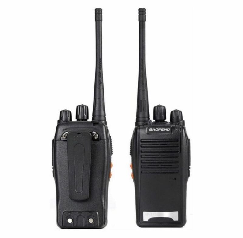Kit 2 Radio 777s Vhf/UHF 16 Channels Professional Communicator