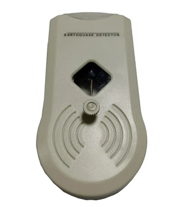 Detector de terremotos, instrumento de advertencia de terremotos, alarma de zumbador montada en la pared, batería de 9V, uso de ciclo de potencia