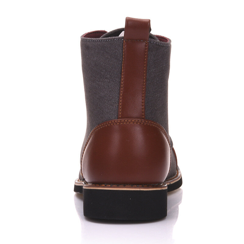 Oxfords – bottines en cuir pour hommes, chaussures de printemps et d'automne, grande taille 39-48, jkm89