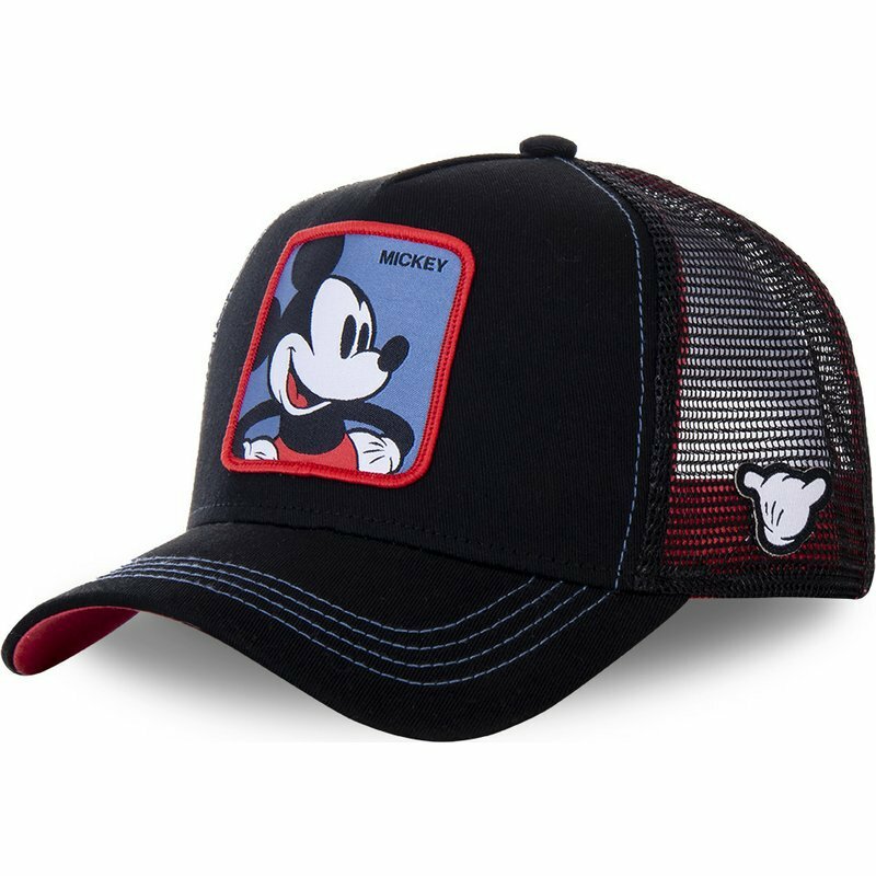 New Disney การ์ตูนอะนิเมะ Mickey Mouse Donald เป็ดเบสบอลหมวกแหลมหมวกตาข่าย Mickey หมวก Trucker หมวก