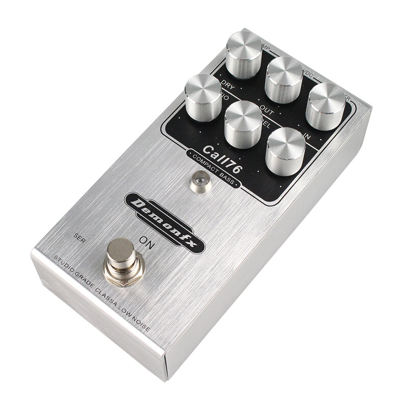 Demonfx-compresor de Pedal de efectos para guitarra, compresor de Pedal, Call76 Compact Basss