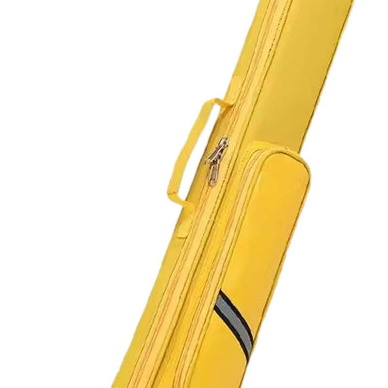 حقيبة تخزين عصا البلياردو ، ملحق بسحاب مع حزام قابل للتعديل ، حقيبة حمل