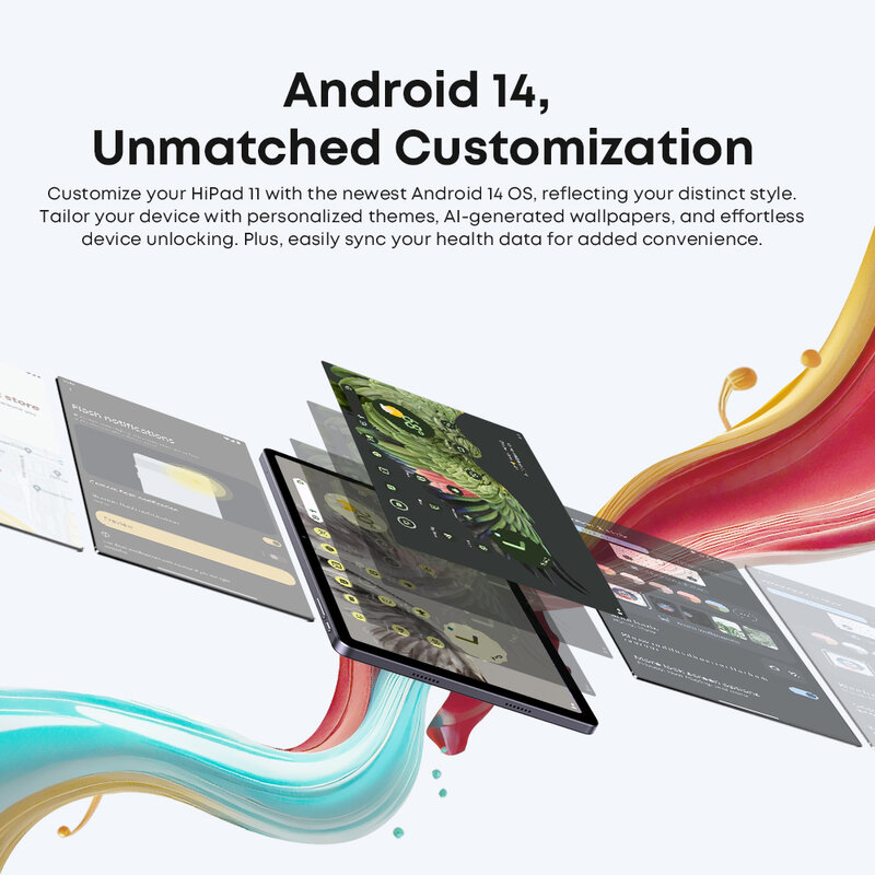 CHUWI-Tablette HiPad 11 Android 14, Tablette ISub PC, 2024 ", FHD, 10.95 Go, Dean, 6 Go de RAM, Batterie 128 mAh, WiFi 7000G, 5G, 2.4
