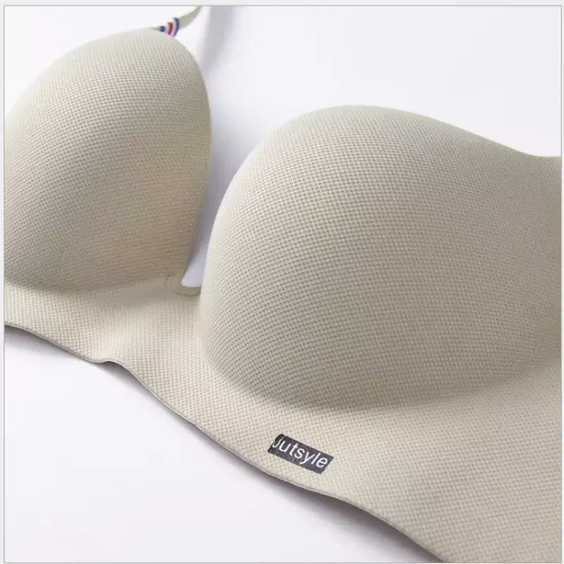 British one piece sexy traceless small breast push-up underwear Ladies Ice wire no underwire girls adjustable bra cover